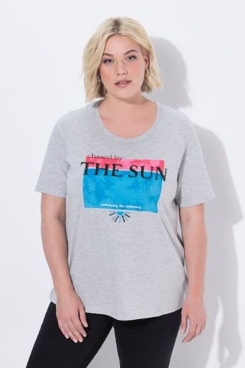 Plus size veliki brojevi Majica kratkih rukava okrulog izreza za punije