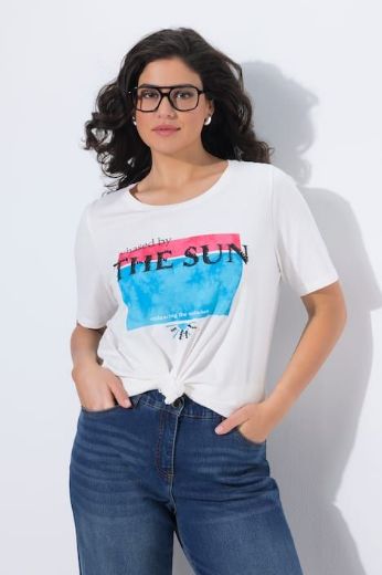 Plus size veliki brojevi Majica kratkih rukava okrulog izreza za punije