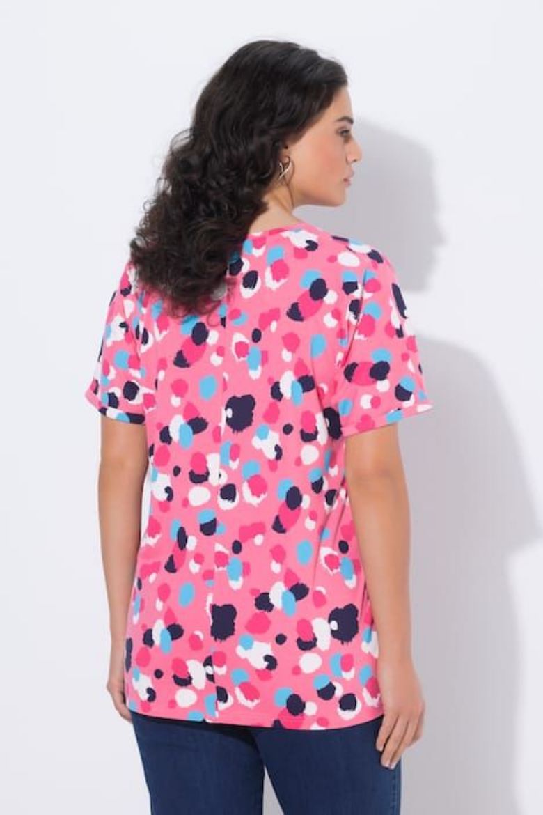 Plus size veliki brojevi Majica kratkih rukava šireg kroja za punije