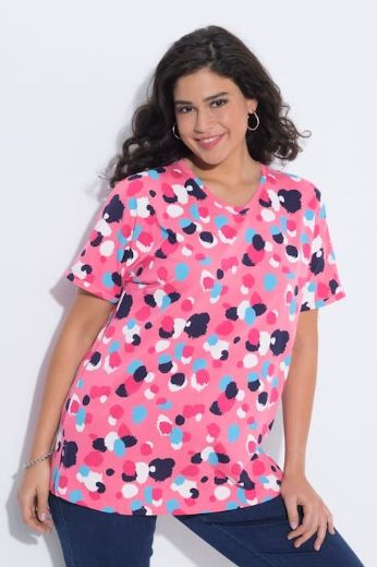 Plus size veliki brojevi Majica kratkih rukava šireg kroja za punije