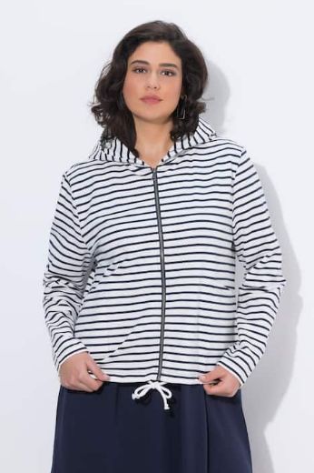 Plus size veliki brojevi Majica dugih rukava s patentnim zatvaračem i kapuljačom za punije