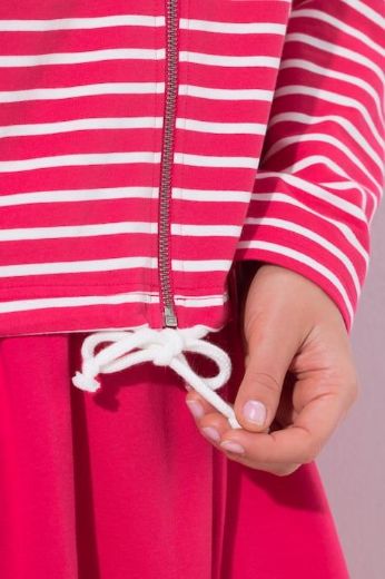 Plus size veliki brojevi Majica dugih rukava s patentnim zatvaračem i kapuljačom za punije