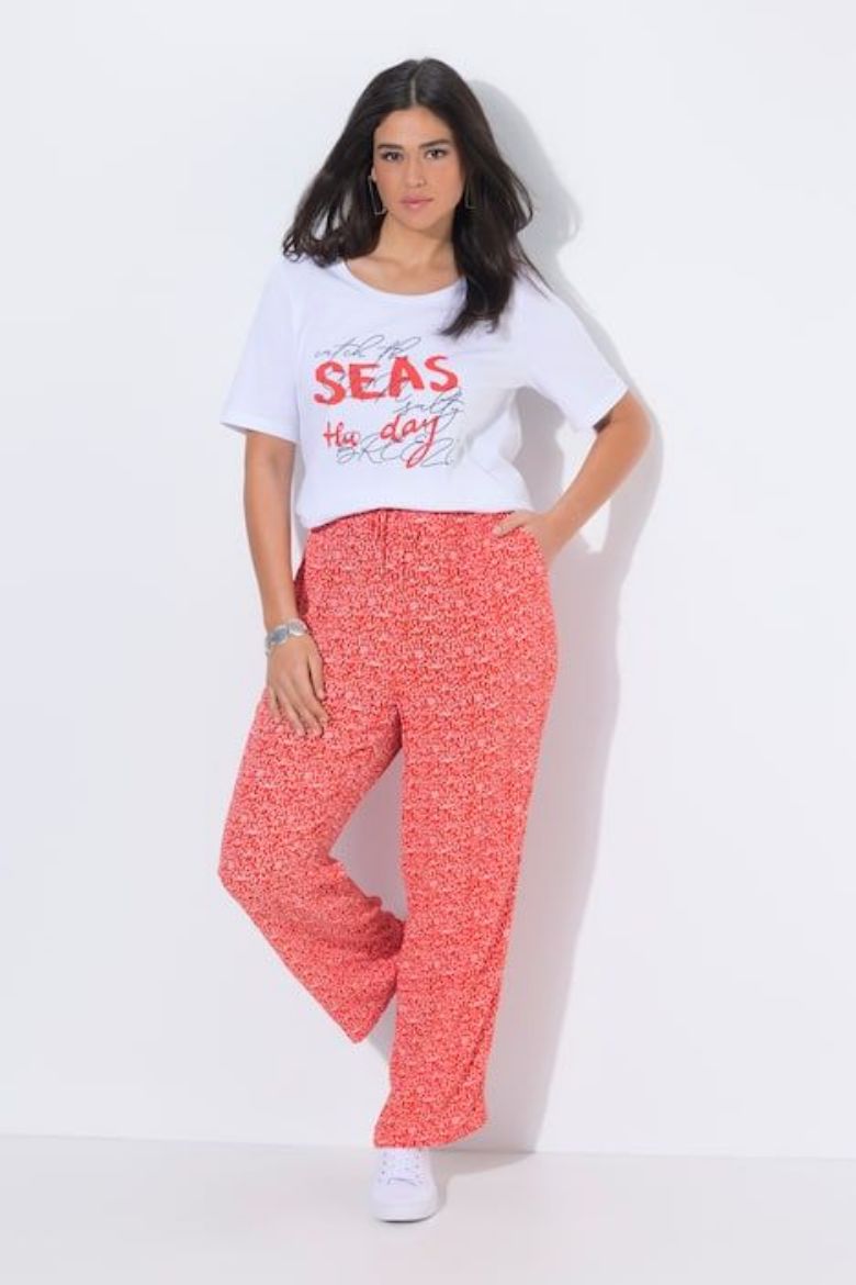 Plus size veliki brojevi Hlače široke elastičnog struka za punije