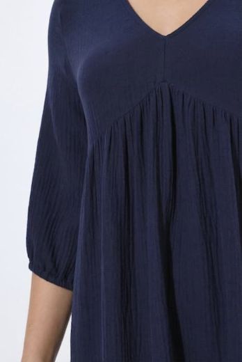 Plus size veliki brojevi Haljina dugih rukava A kroja za punije