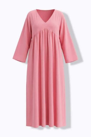 Plus size veliki brojevi Haljina dugih rukava A kroja za punije