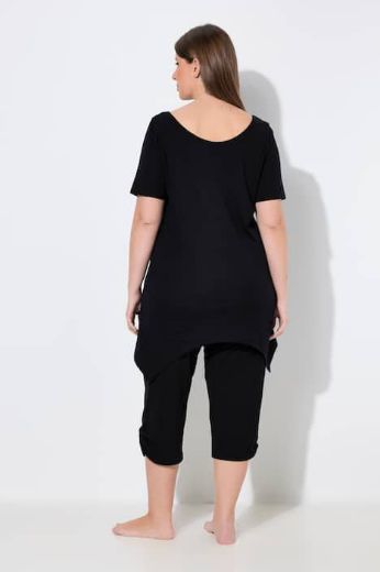 Plus size veliki brojevi Pidžama kratkih rukava i dugih nogavica za punije