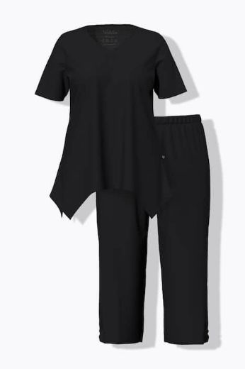 Plus size veliki brojevi Pidžama kratkih rukava i dugih nogavica za punije