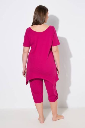 Plus size veliki brojevi Pidžama kratkih rukava i dugih nogavica za punije