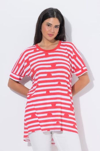 Plus size veliki brojevi Majica kratkih rukava dužeg i šireg kroja za punije