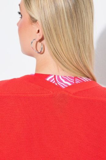 Plus size veliki brojevi Kardigan 3/4 rukava A kroja za punije