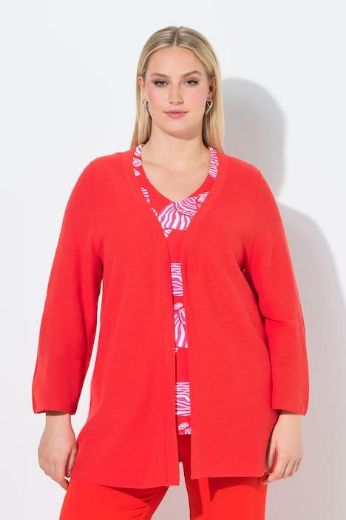 Plus size veliki brojevi Kardigan 3/4 rukava A kroja za punije