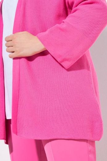 Plus size veliki brojevi Kardigan 3/4 rukava A kroja za punije