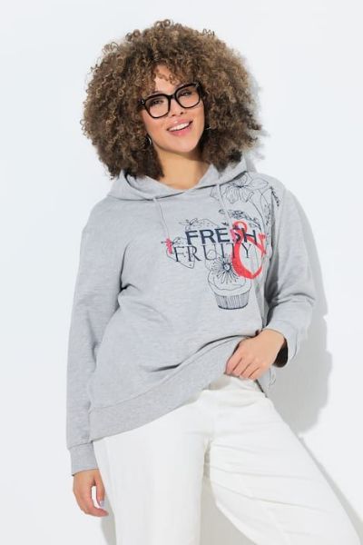 Veliki brojevi Majica dugih rukava s kapuljačom moda za punije