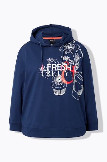 Plus size veliki brojevi Majica dugih rukava s kapuljačom za punije