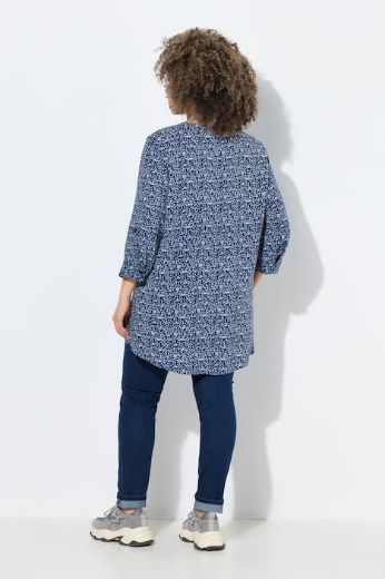 Plus size veliki brojevi Tunika poludugih rukava s izrezom za punije