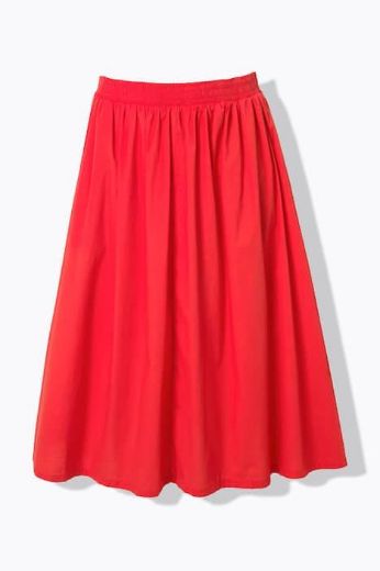 Plus size veliki brojevi Suknja midi elastičnog struka za punije