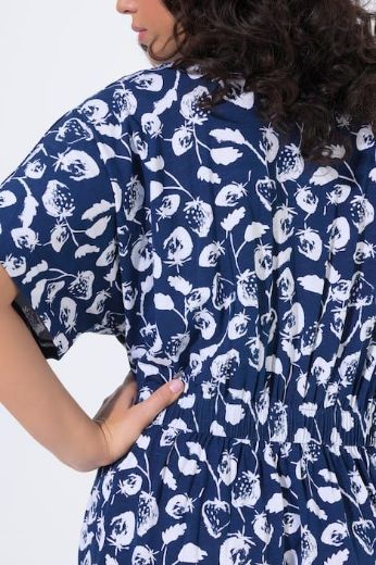 Plus size veliki brojevi Haljina midi kratkih rukava za punije