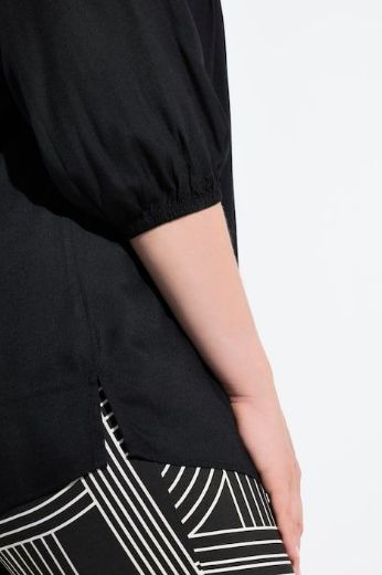 Plus size veliki brojevi Bluza 3/4 rukavi s naborima za punije