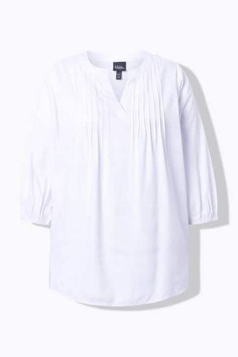 Plus size veliki brojevi Bluza 3/4 rukavi s naborima za punije