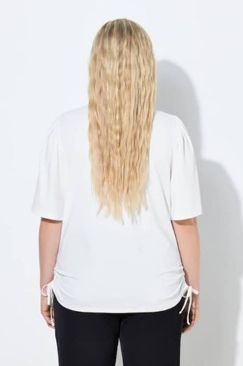 Plus size veliki brojevi Majica kratkih rukava V izreza za punije