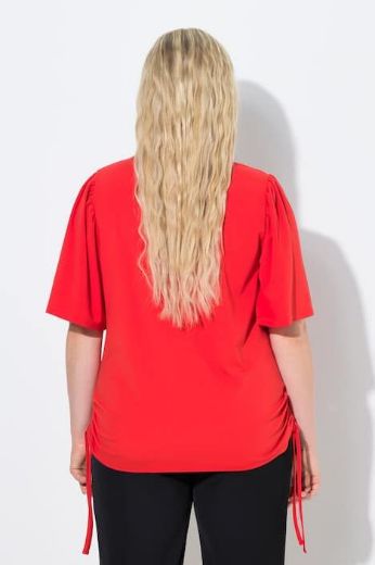 Plus size veliki brojevi Majica kratkih rukava V izreza za punije