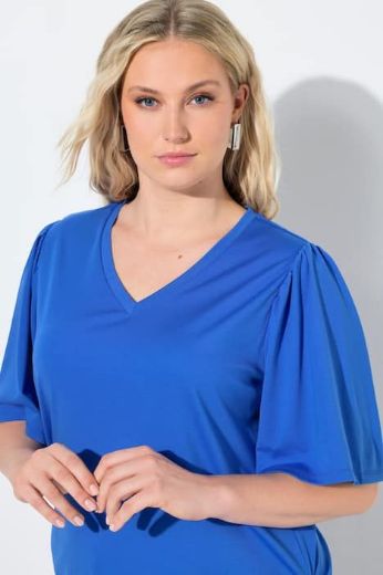 Plus size veliki brojevi Majica kratkih rukava V izreza za punije