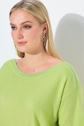 Plus size veliki brojevi Pulover kratkih rukava šireg kroja za punije