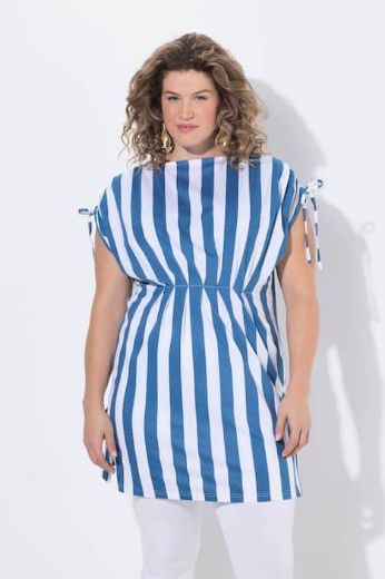 Plus size veliki brojevi Tunika bez rukava prugasta za punije