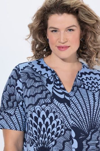 Plus size veliki brojevi Majica kratkih rukava s izrezom za punije