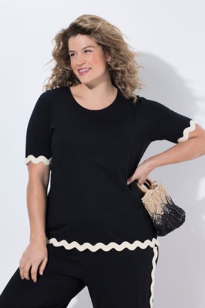 Veliki brojevi Majica kratkih rukava pamučna moda za punije