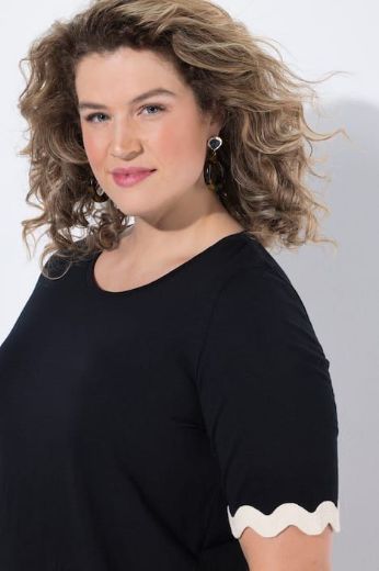 Plus size veliki brojevi Majica kratkih rukava pamučna za punije