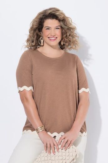 Plus size veliki brojevi Majica kratkih rukava pamučna za punije