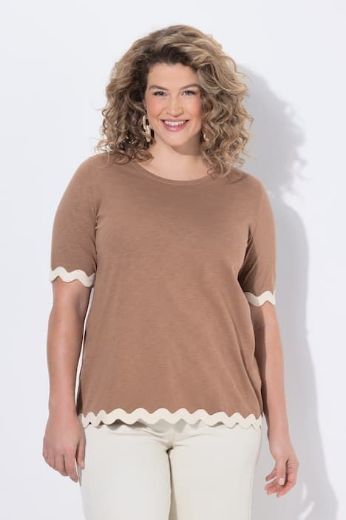 Plus size veliki brojevi Majica kratkih rukava pamučna za punije