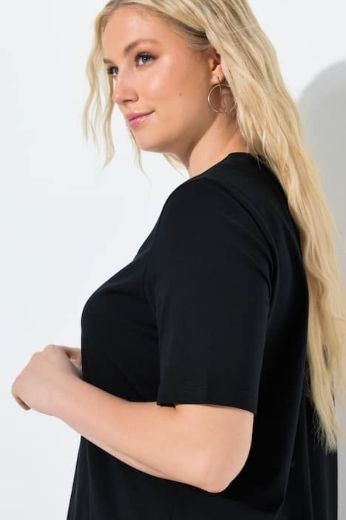 Plus size veliki brojevi Majica kratkih rukava okrulog izreza za punije