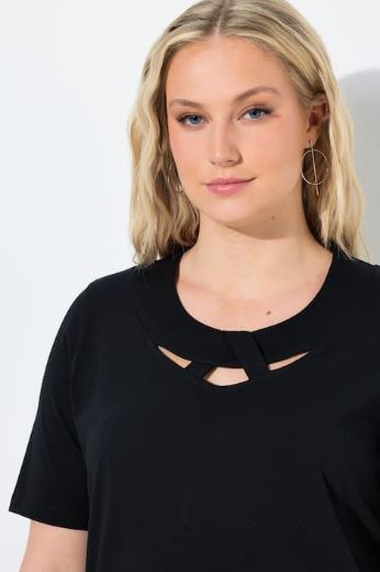 Plus size veliki brojevi Majica kratkih rukava okrulog izreza za punije