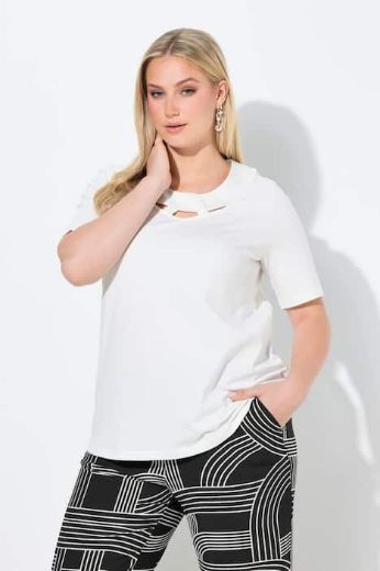 Plus size veliki brojevi Majica kratkih rukava okrulog izreza za punije