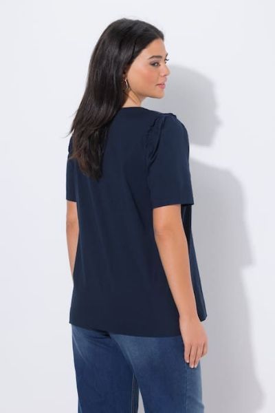 Veliki brojevi Majica kratkih rukava A kroja okruglog izreza moda za punije