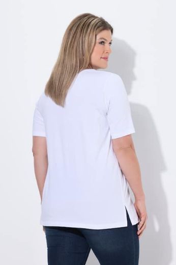 Plus size veliki brojevi Majica kratkih rukava četvrtasti izrez za punije