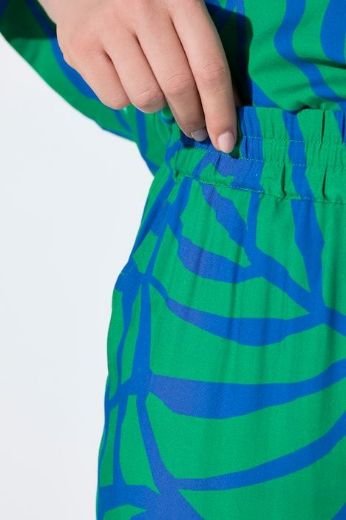 Plus size veliki brojevi Hlače širokih nogavica elastičnog struka za punije