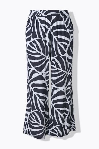 Plus size veliki brojevi Hlače širokih nogavica elastičnog struka za punije