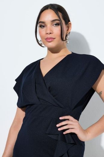 Plus size veliki brojevi Bodi bez rukava V izreza za punije