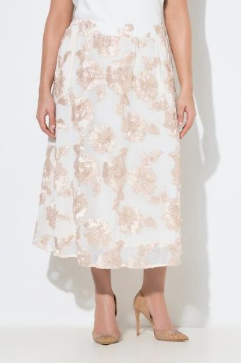 Plus size veliki brojevi Suknja A kroja elastičnog struka za punije