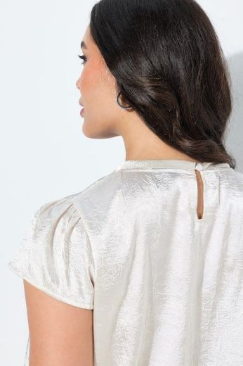 Plus size veliki brojevi Bluza kratkih rukava A kroja za punije