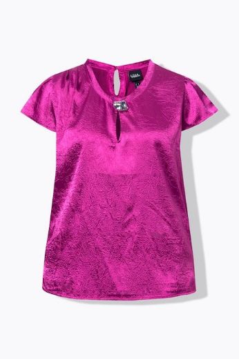 Plus size veliki brojevi Bluza kratkih rukava A kroja za punije