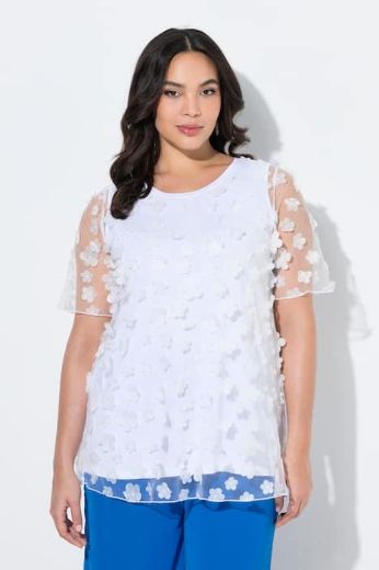 Plus size veliki brojevi Majica kratkih rukava okruglog izreza za punije