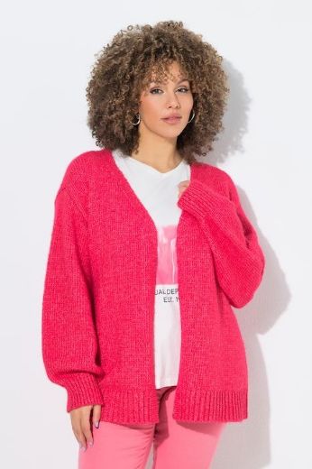 Plus size veliki brojevi Kardigan pleteni otvorenog kroja za punije