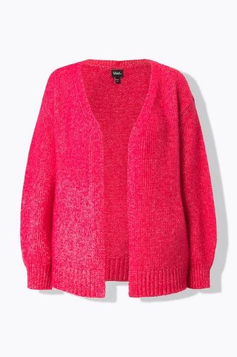 Plus size veliki brojevi Kardigan pleteni otvorenog kroja za punije