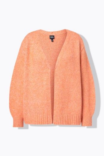 Plus size veliki brojevi Kardigan pleteni otvorenog kroja za punije