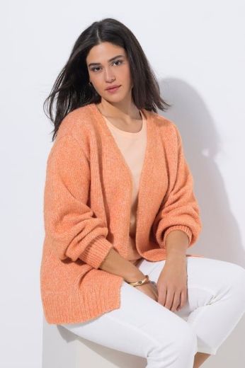 Plus size veliki brojevi Kardigan pleteni otvorenog kroja za punije