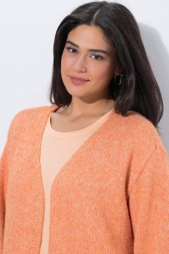 Plus size veliki brojevi Kardigan pleteni otvorenog kroja za punije